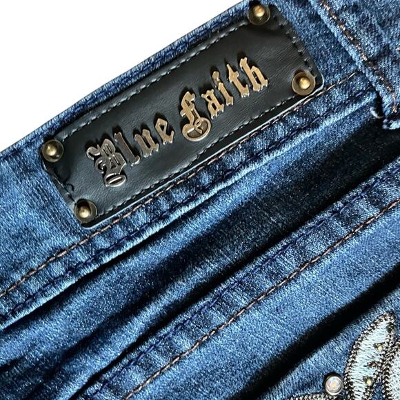 Blue Faith Denim Jeans size 14 - Picture 1 of 14